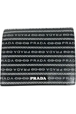Prada Dames, Pre-owned, Zwart, Maat: ONE Size Leer