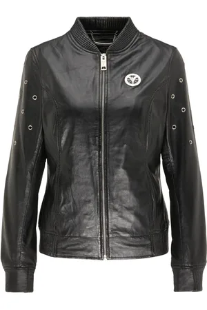 Carlo Colucci Dames, Jassen, Zwart, Maat: XL Leer