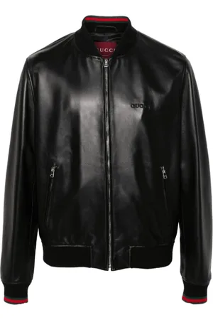 Gucci Heren, Jassen, Zwart, Maat: L Wol