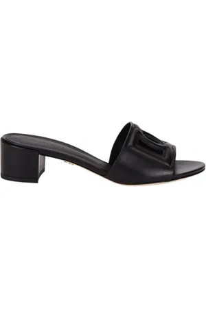 Dolce & Gabbana Dames, Schoenen, Zwart, Maat: 36 EU Leer