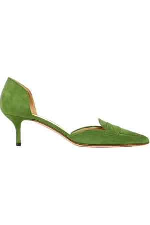 Francesco Russo Dames, Schoenen, Groen, Maat: 35 EU Suède