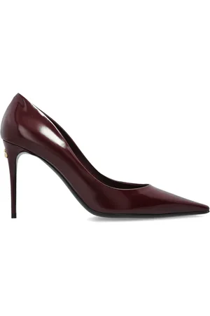 Dolce & Gabbana Dames, Schoenen, Rood, Maat: 37 1/2 EU Leer