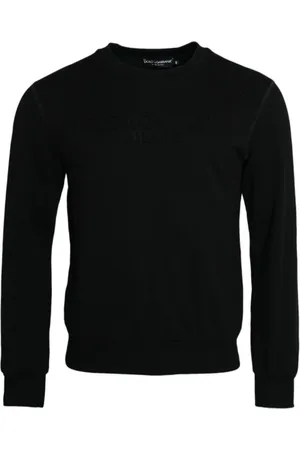Dolce & Gabbana Heren, Sweatshirts & Hoodies, Zwart, Maat: XS Katoen