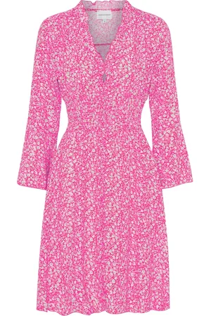 American Dreams Dames, Jurken, Roze, Maat: S Viscose
