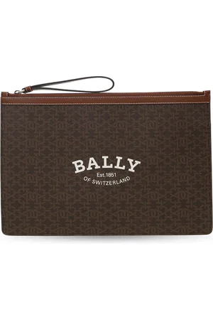 Bally Heren, Tassen, Bruin, Maat: ONE Size Leer