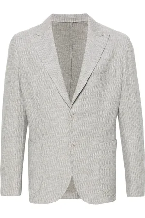 BARBA Heren, Jassen, Grijs, Maat: 3XL Katoen