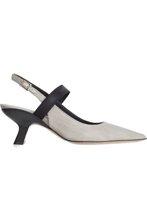 vic matiè Dames, Schoenen, Grijs, Maat: 39 EU Denim