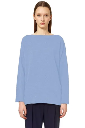 ALPHA STUDIO Dames, Truien, Blauw, Maat: 2XS Kasjmier