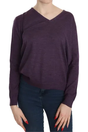Byblos Dames, Truien, Paars, Maat: 2XL Wol