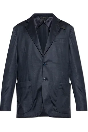 BRIONI Heren, Jassen, Blauw, Maat: XL Zijde