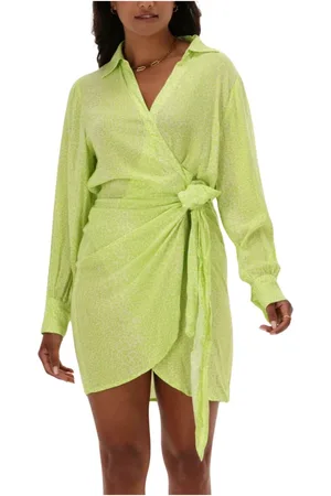 Refined Department Dames, Jurken, Groen, Maat: S