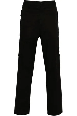 Stone Island Heren, Broeken, Zwart, Maat: W30 Katoen