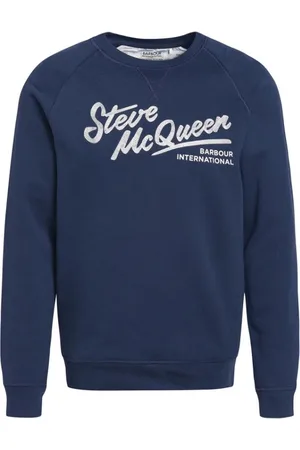 Barbour Heren, Sweatshirts & Hoodies, Blauw, Maat: 2XL Katoen