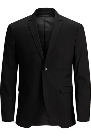 JACK & JONES Heren, Pakken, Zwart, Maat: 2XL Viscose