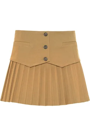 MVP Wardrobe Dames, Rokken, Bruin, Maat: M Viscose