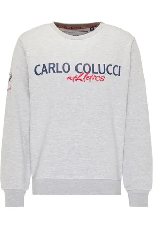 Carlo Colucci Heren, Sweatshirts & Hoodies, Grijs, Maat: 2XL