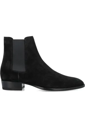 Saint Laurent Heren, Schoenen, Zwart, Maat: 42 1/2 EU Leer
