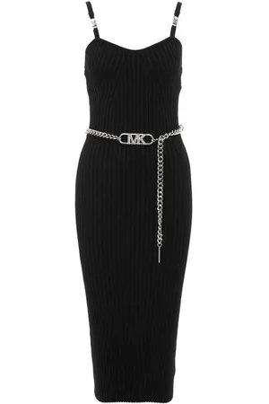 Michael Kors Dames, Jurken, Zwart, Maat: S Viscose