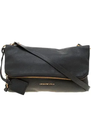 Emporio Armani Dames, Pre-owned, Grijs, Maat: ONE Size Leer