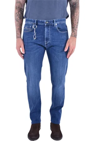 Paul & Shark Heren, Jeans, Blauw, Maat: 2XL Katoen