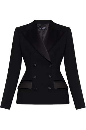 Dolce & Gabbana Dames, Jassen, Zwart, Maat: M Wol