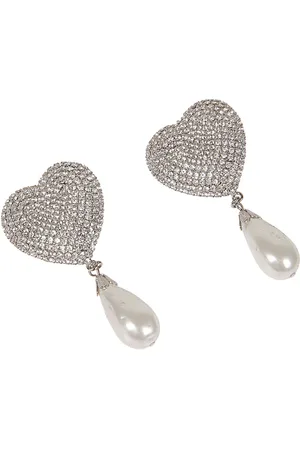 Alessandra Rich Dames, Accessoires, Grijs, Maat: ONE Size