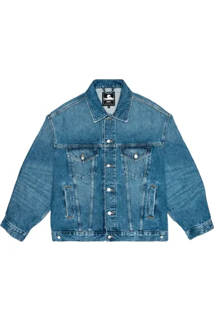 Edwin Heren, Jassen, Blauw, Maat: L Denim