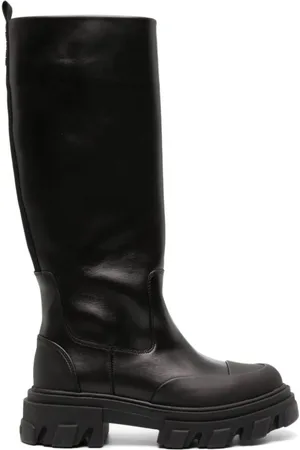 Ganni Dames, Schoenen, Zwart, Maat: 41 EU Leer