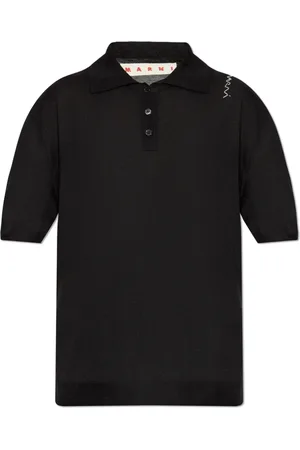 Marni Dames, Tops, Zwart, Maat: S Wol