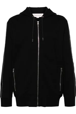 Alexander McQueen Heren, Sweatshirts & Hoodies, Zwart, Maat: XL Katoen