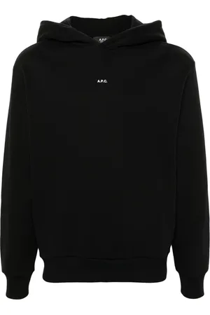 A.P.C. Heren, Sweatshirts & Hoodies, Zwart, Maat: M Katoen