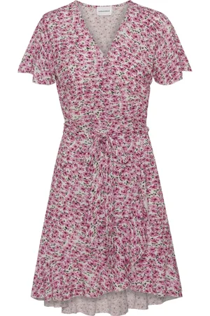 American Dreams Dames, Jurken, Paars, Maat: M Voile