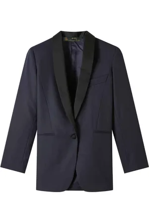 A.P.C. Dames, Jassen, Blauw, Maat: S Wol