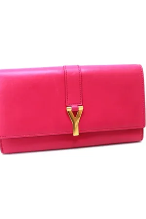 Saint Laurent Dames, Pre-owned, Roze, Maat: ONE Size Leer