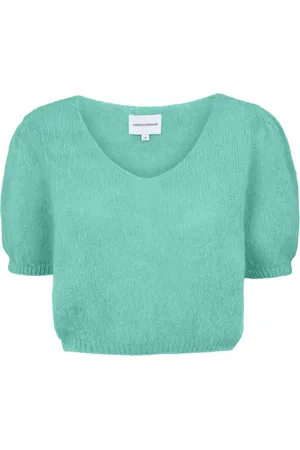 American Dreams Dames, Truien, Groen, Maat: XL Wol