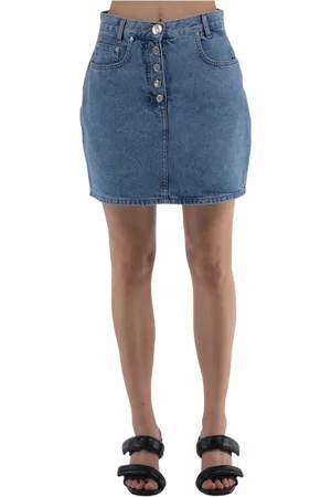 Moschino Dames, Rokken, Blauw, Maat: XS Denim