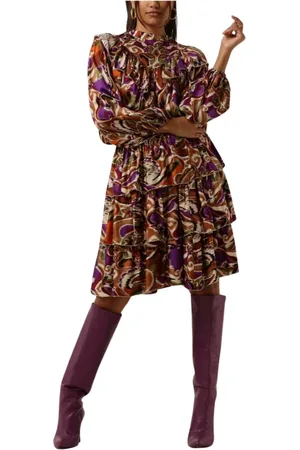 AMAYA Amsterdam Dames, Jurken, Veelkleurig, Maat: M