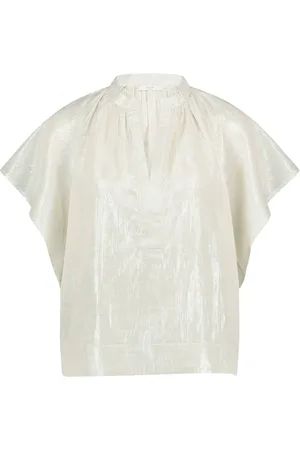 BY-BAR Dames, Blouses & Shirts, Grijs, Maat: M