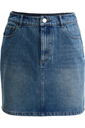 Wakakuu Dames, Rokken, Blauw, Maat: XS Denim