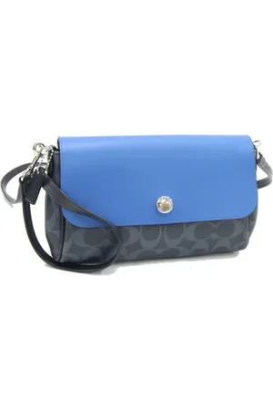 Coach Dames, Pre-owned, Blauw, Maat: ONE Size Leer