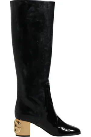 Dolce & Gabbana Dames, Schoenen, Zwart, Maat: 36 EU Katoen