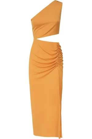 Andamane Dames, Jurken, Oranje, Maat: S