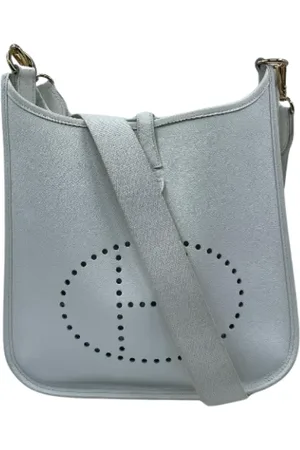 Hermès Dames, Pre-owned, Wit, Maat: ONE Size Leer
