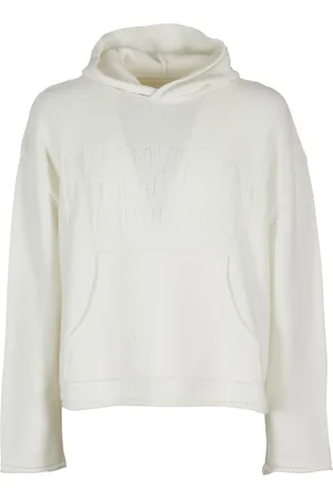 Maison Margiela Heren, Sweatshirts & Hoodies, Wit, Maat: M Wol