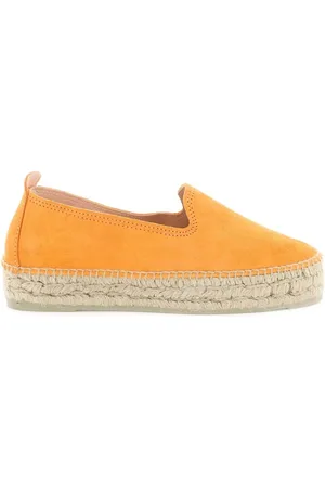 MANEBI Dames, Schoenen, Oranje, Maat: 37 EU Leer