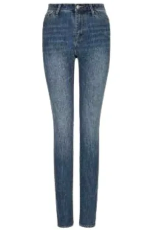 Armani Exchange Dames, Jeans, Blauw, Maat: W27 Katoen