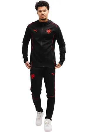 PUMA Heren, Sport, Zwart, Maat: M Katoen