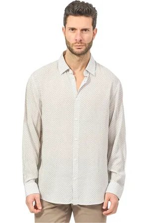 Armani Exchange Heren, Overhemden, Wit, Maat: L Katoen