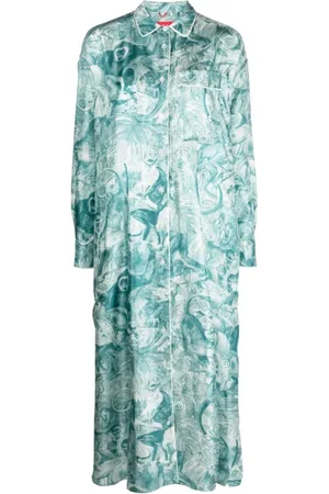 F.R.S For Restless Sleepers Dames, Jurken, Blauw, Maat: XS