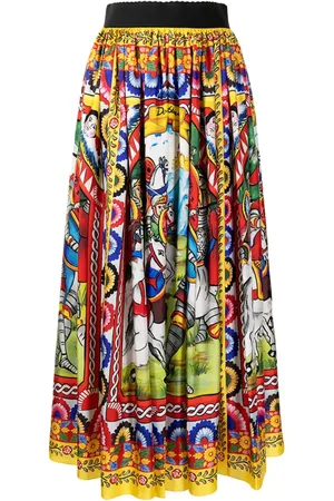 Dolce & Gabbana Dames, Rokken, Veelkleurig, Maat: 2XS